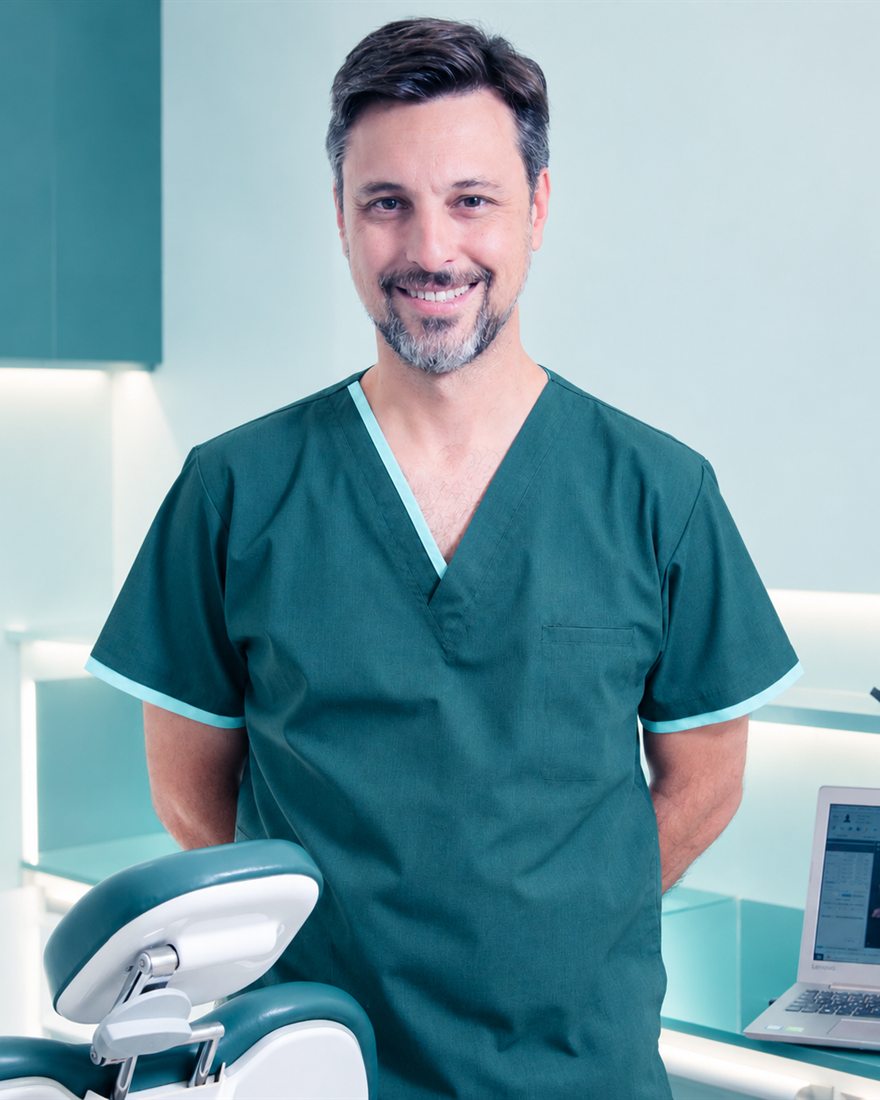 Dr. Fernando Ferrero no consultório